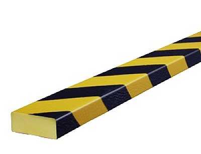 Flexibele stootband TYPE D in polyurethaan in verschillende kleuren en lengtes