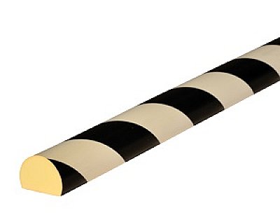 Flexibele stootband TYPE C in polyurethaan in verschillende kleuren en lengtes