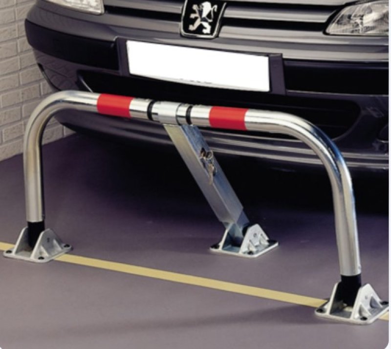 Parkeerbeugel anti-shock met cilinderslot L 1050 x 450 x 400 mm - 13 kg, Ø 50 x 2 mm