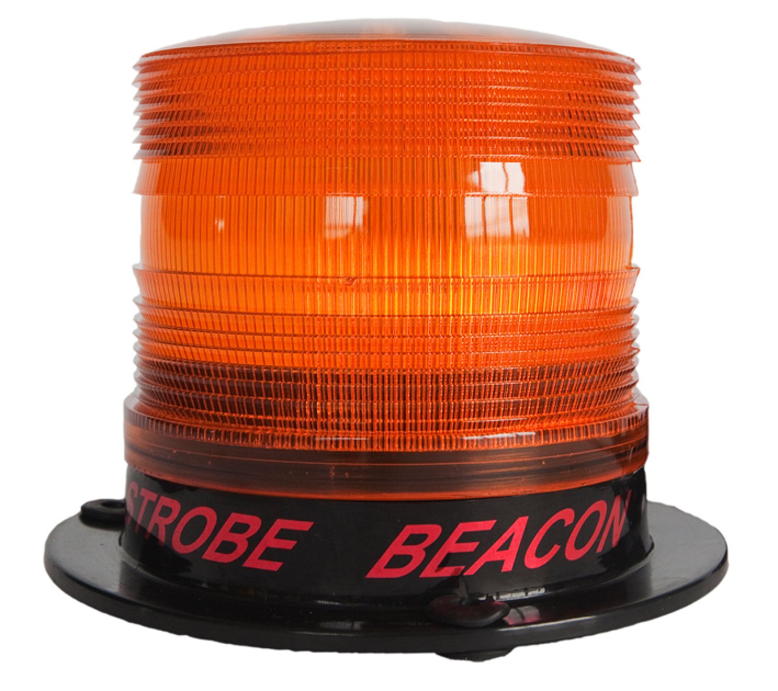 Strobe Xenon/Xenon flash oranje - Ø12 cm - H 12 cm - 12/80V - vaste of magnetische plaatsing