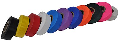 Markeringslint in verschillende kleuren 50m x 30 mm