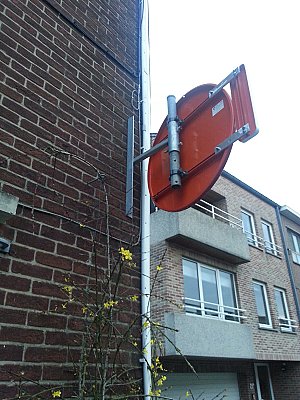 Haakse muurbeugel T2000/T250 - 400 of 700 mm (2 horizontale buizen)