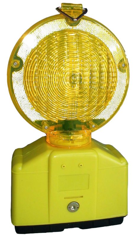 LED pinklamp éénzijdige gele lens Ø18cm ZONDER beugel - Internal switch.