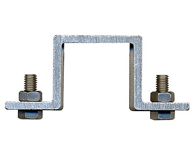 Beugel voor borden - T250 - 40/40mm - ALUMINIUM - gemonteerd
