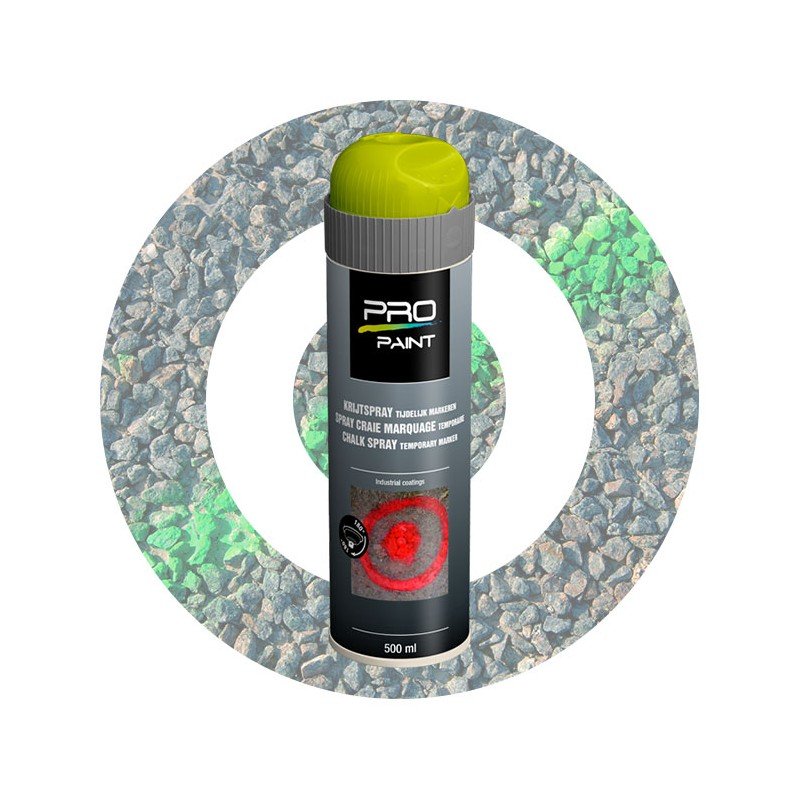 Krijtspray geel tijdelijk 500 ml
