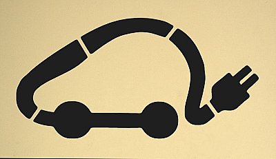 Sjabloon elecktrische auto 300x600x1mm