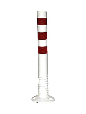Super flexi PU paaltje in verschillende kleuren H 750 mm Ø 100 mm voorzien van KL2 reflectie