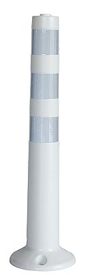 Super flexi PU paaltje in verschillende kleuren H 750 mm Ø 100 mm voorzien van KL2 reflectie