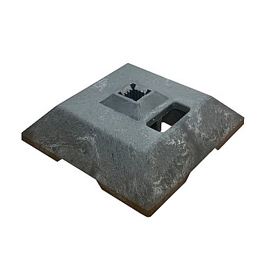Vierkante sokkel 420 x 420 x H 120 mm, +- 9kg
