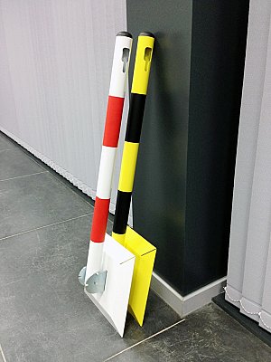 Kettingpaal metaal met klapbare voet