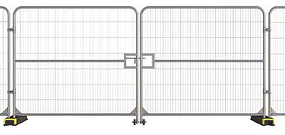 Poortje voor bouwhekken (Voertuigen) - L 4261mm x H 2000mm