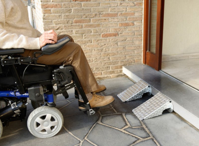 Trottoir drempel in gegalvaniseerd staal - small - L 310 x B 250 X H 60 mm - set van 2 st