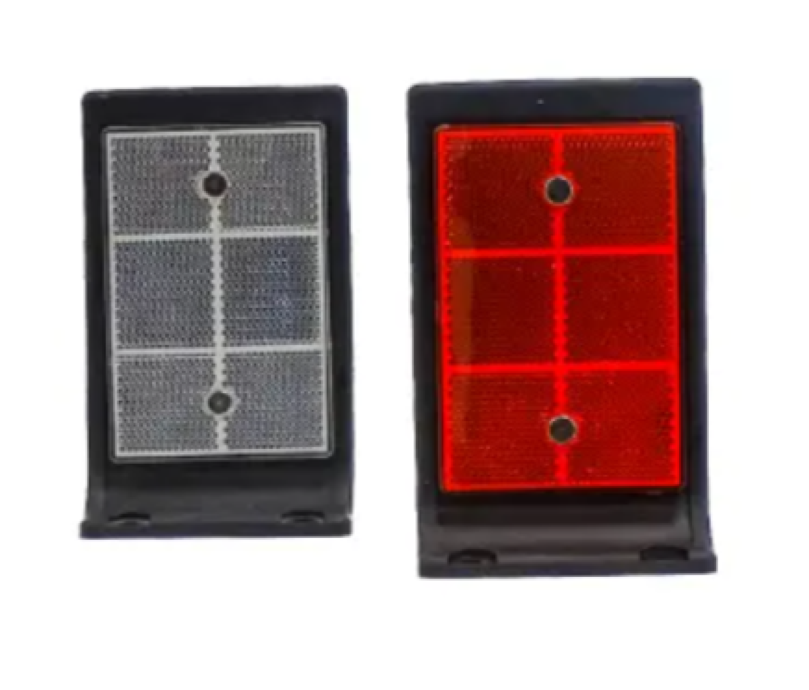 2 zijdige flexible reflectoren voor separateur rood/wit 80x120x4mm
