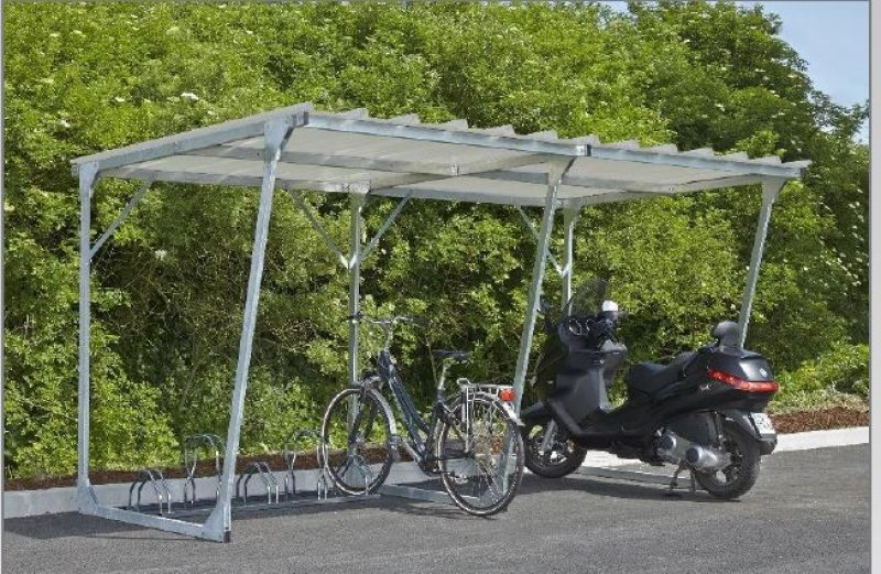 Combinatie VEFIB813C + VEFIB813CSUI => overdekt fietshok voor 12 fietsen - ca.150 kg