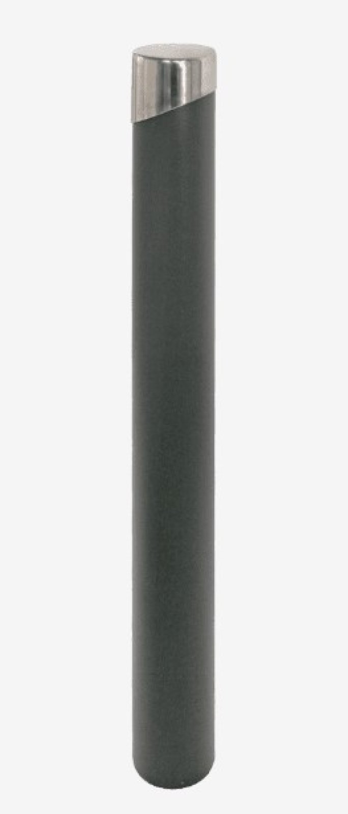 Vaste paal Ø90 mm - H1010 mm - zwart - om in te betonneren