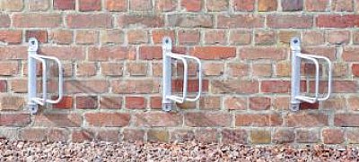 Muurfietsenrek voor 1 fiets 45°