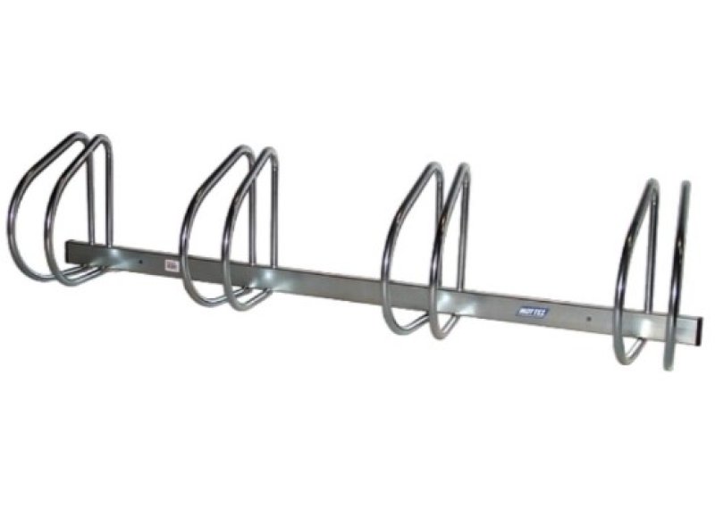 Muurfietsenrek voor 4 fietsen -  90°