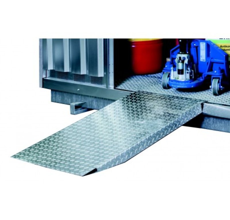 (Container) oprijdrempel in aluminium 1200 x 700 mm