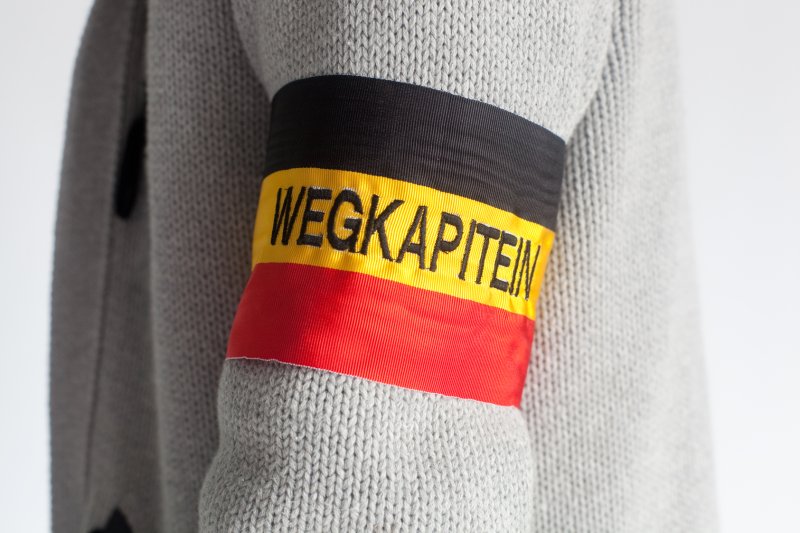 Armband driekleur WEGKAPITEIN velcro