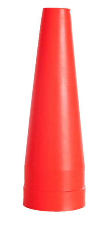 Opzetkegel Maglite/Magcharger staaflamp - oranje - voor lamp Ø 57mm